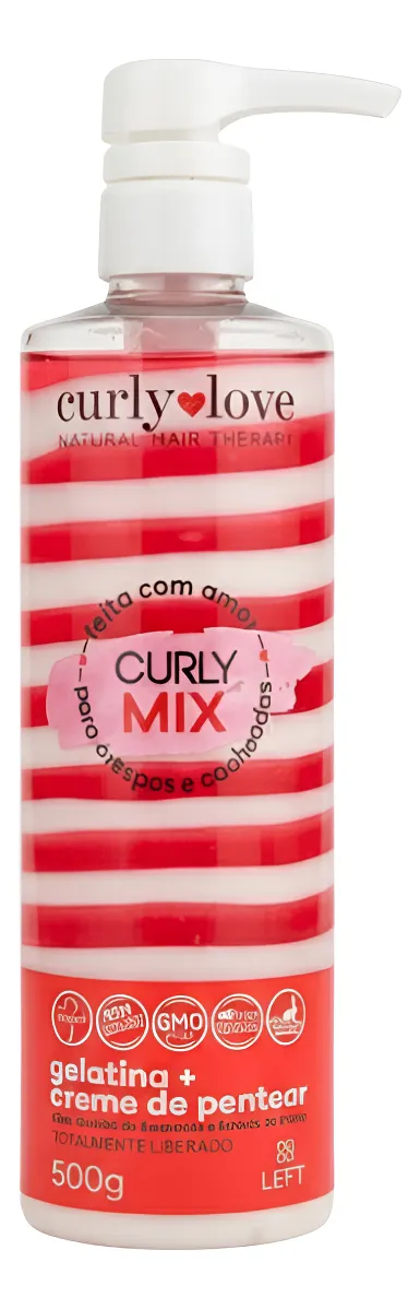 Curly Mix Gelatina + Creme De Pentear 500g - Curly Love