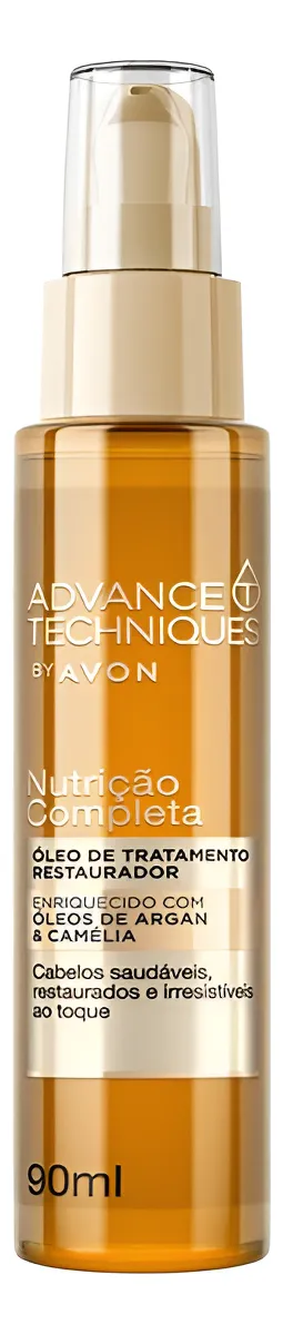 Óleo Avon Advance Techniques Argan E Camélia 90ml